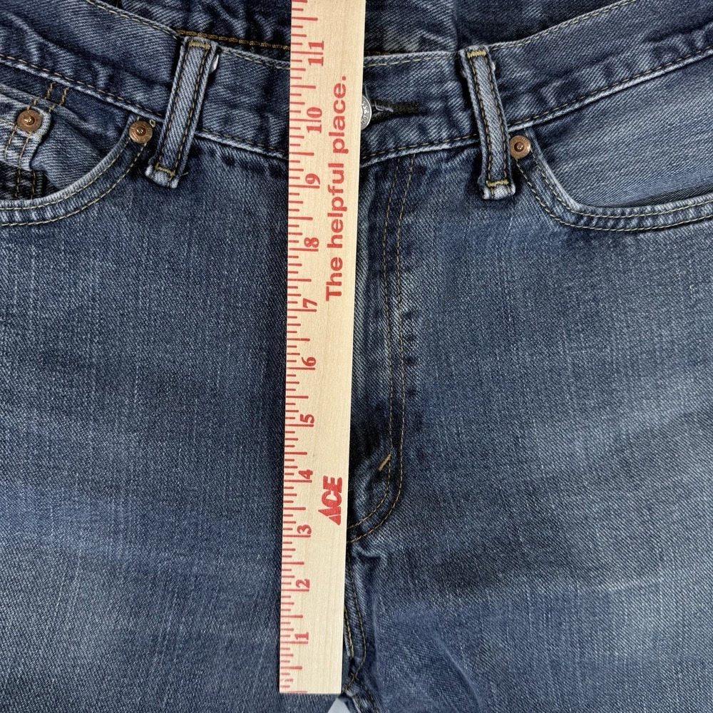 Levi's 514 Men's Jeans 36x32 Straight Fit Medium Wash Blue Denim Classic - Picture 13 of 14